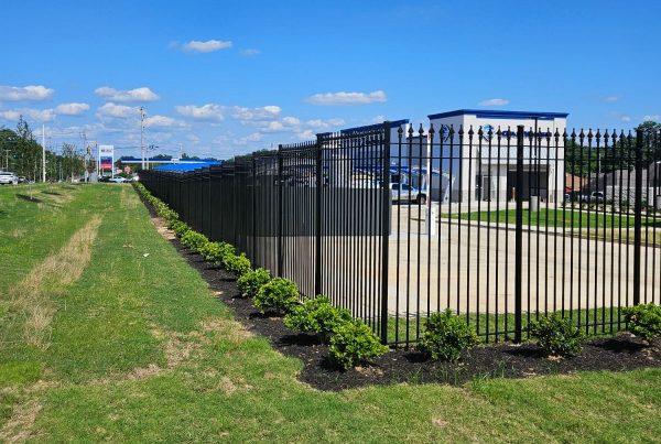 Bluff City Fence installed this ornamental fencing–the perfect Memphis commercial fence solution.